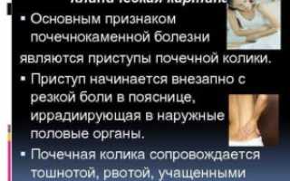 Боль в почках и рвота