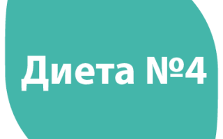 Диета №4 (диетический стол №4), разрешенные, запрещенные продукты