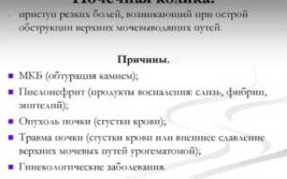Что делать при почечной колике