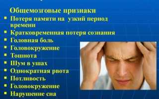 Как выявить сотрясение мозга?
