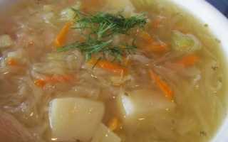 Как приготовить щи из капусты для ребенка