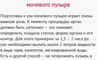 Сколько воды нужно пить перед узи почек и мочевого
