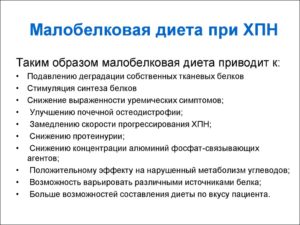 Меню при почечной недостаточности человека рецепты