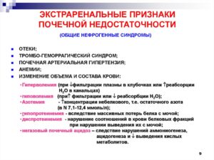 Почечная недостаточность симптомы у женщин диагностика и лечение