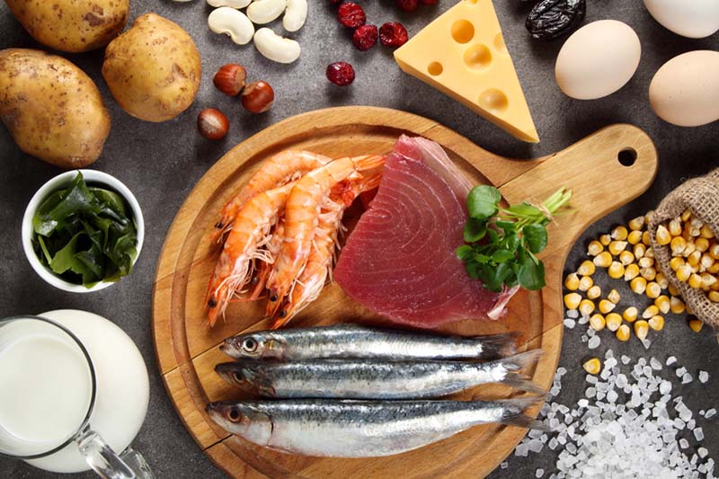 Продукты богатые йодом (Iodum)