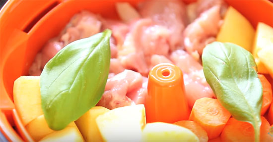 Мясо с морковкой в прикорм