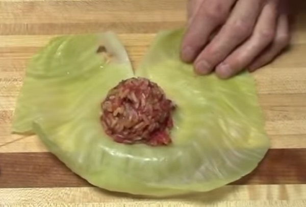 Выкладывание начинки