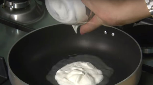 Выкладывание сливок