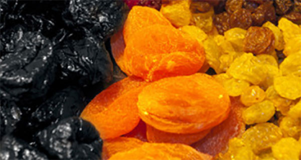 Чернослив, курага и изюм